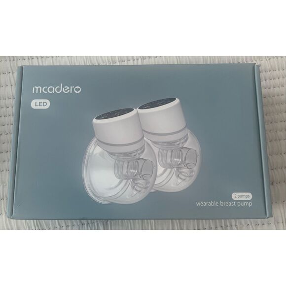 Mcadero M6 Electric Breast Pump,4 Mode & 12 Levels,LED Display, Wearable Hands-F - Picture 1 of 7